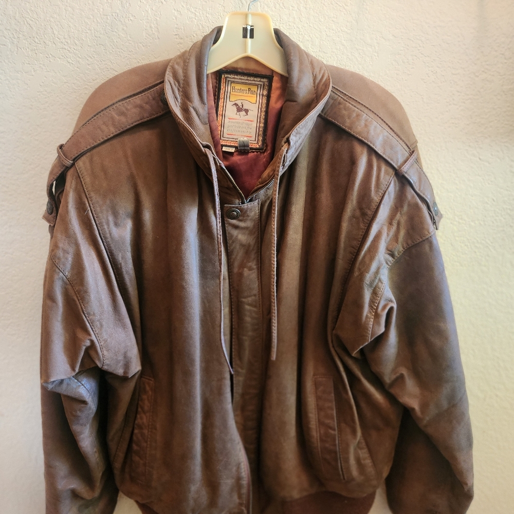 Hunter's Run Medium Genuine Leather Jacket